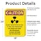 Signmission Radiation & Laser Sign, 24 in H x 18 in W, Vinyl Decal, Rectangle OS-2PACK-CR-D-1824-V-10284 - alternate 5